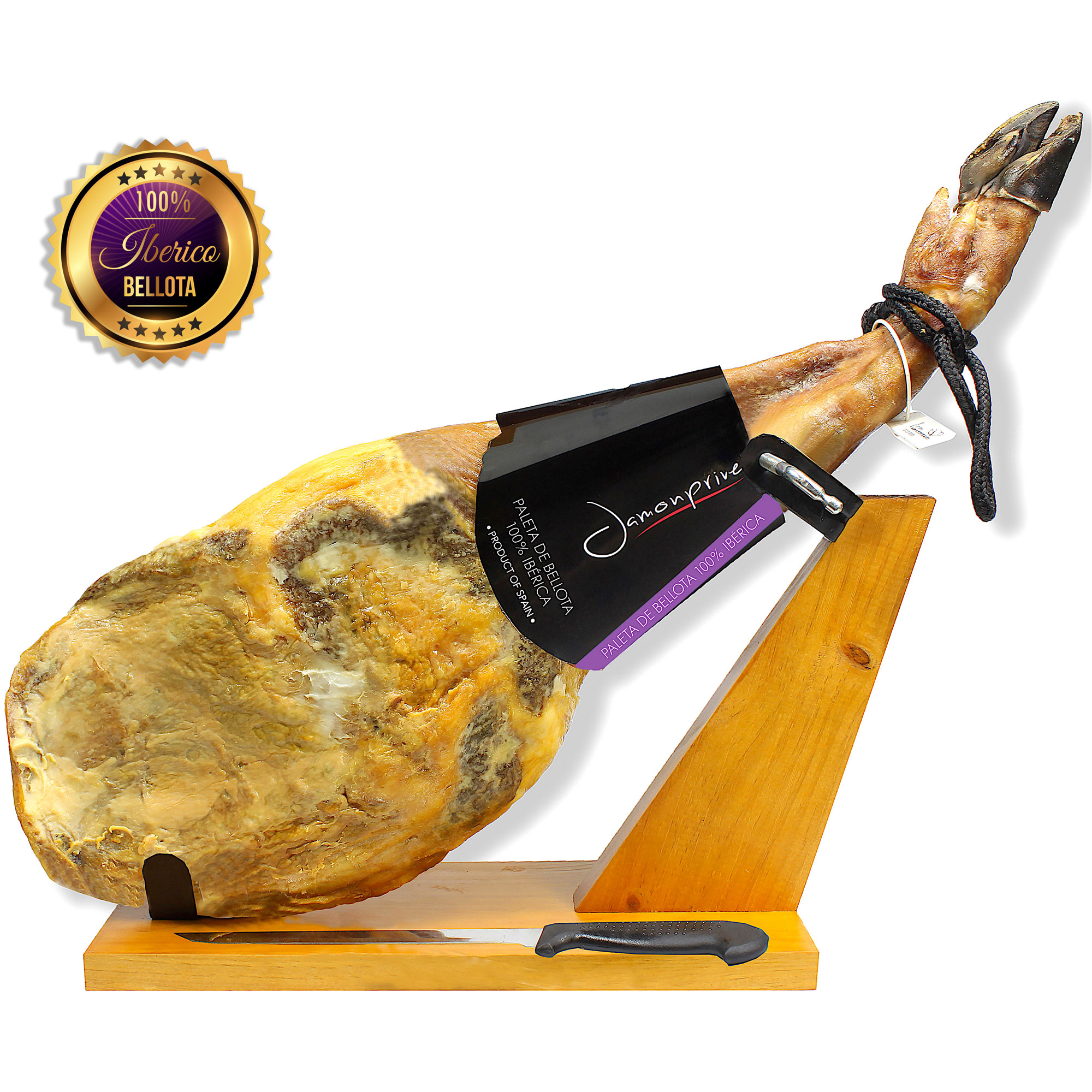 Jamon de Bellota 100% Iberico PATA NEGRA – BEHER Oro, sliced - Paciotti  Salumeria Rome